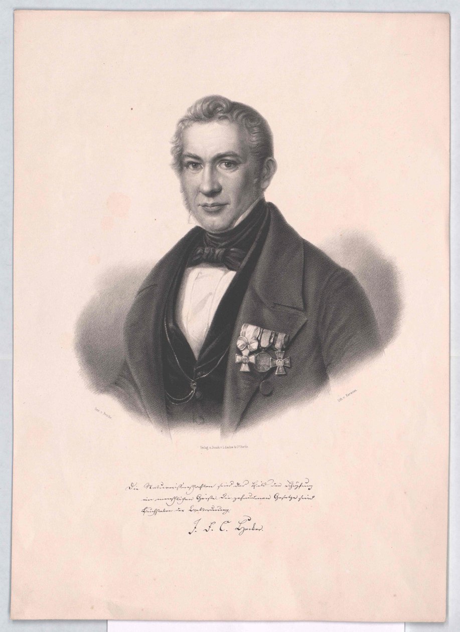 Karl Friedrich Franz Hecker av Artist Unknown