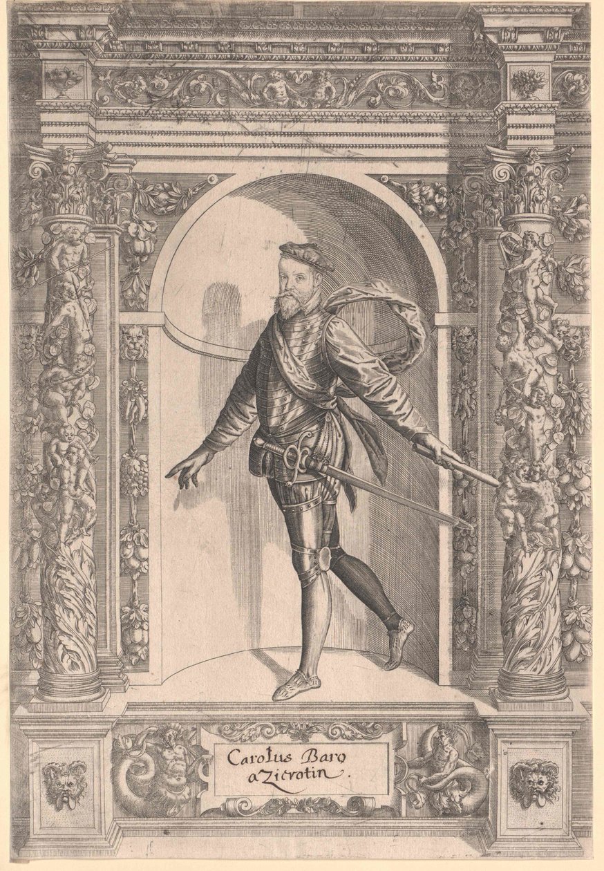 Karl baron Huset Zierotin av Artist Unknown