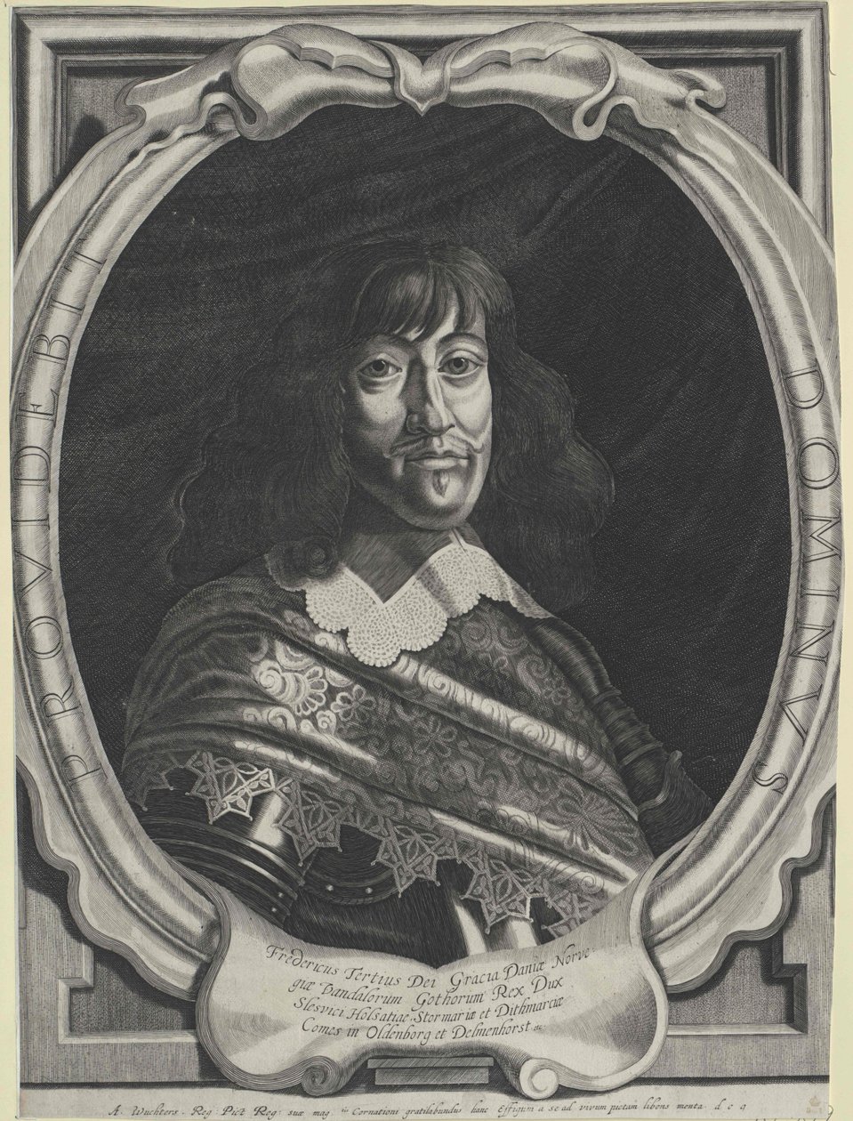 Kung av Danmark Fredrik III av Artist Unknown