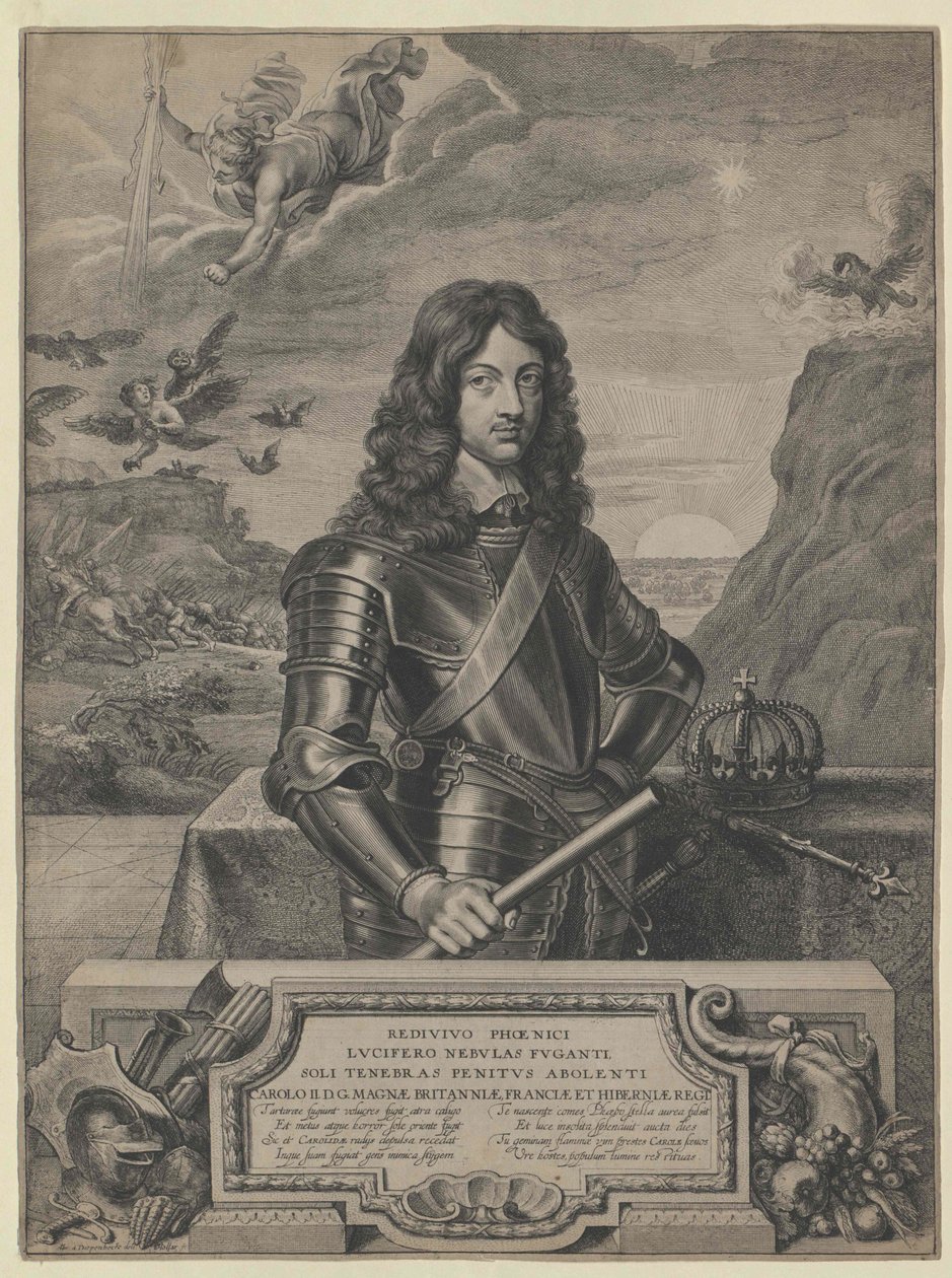 Kung av England Karl II av Artist Unknown