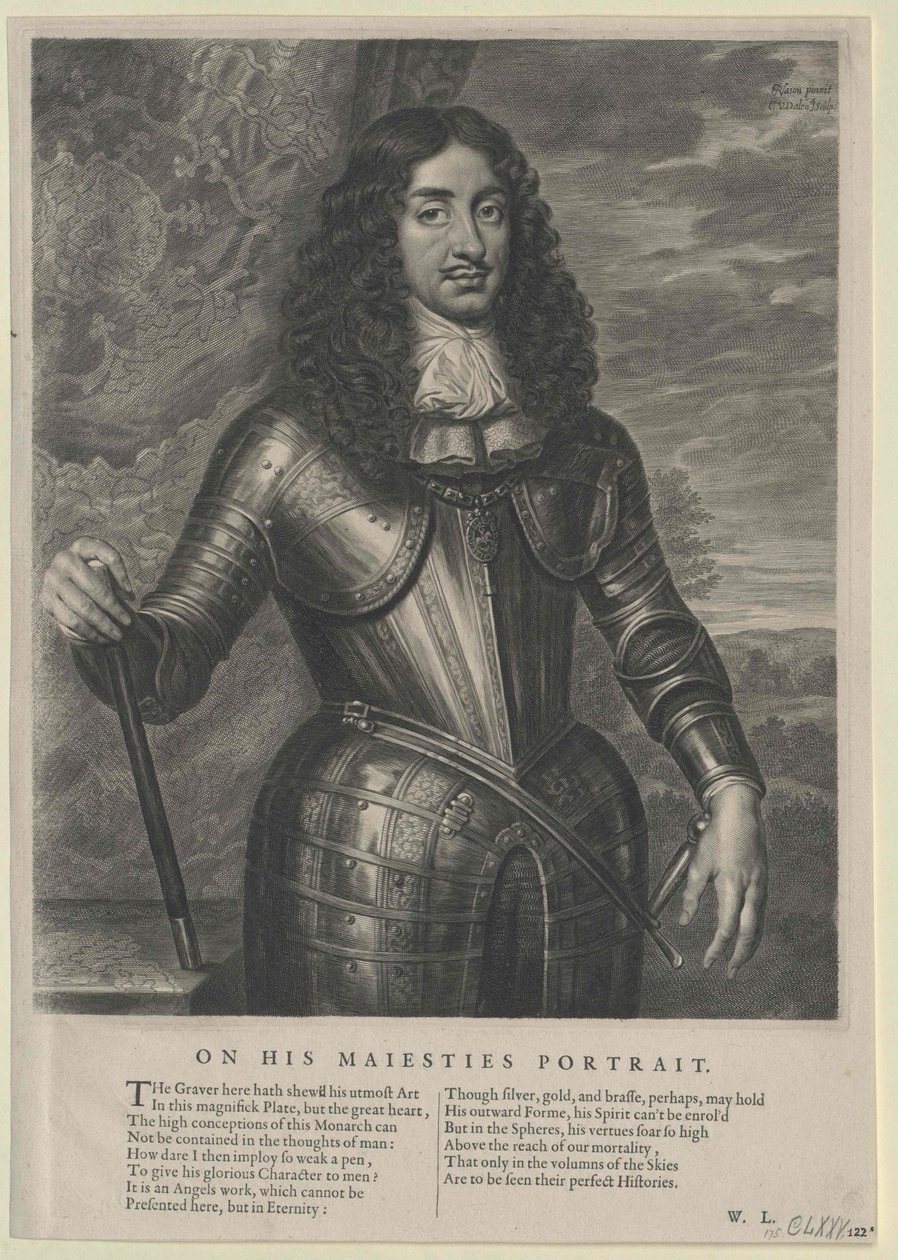 Kung av England Karl II av Artist Unknown