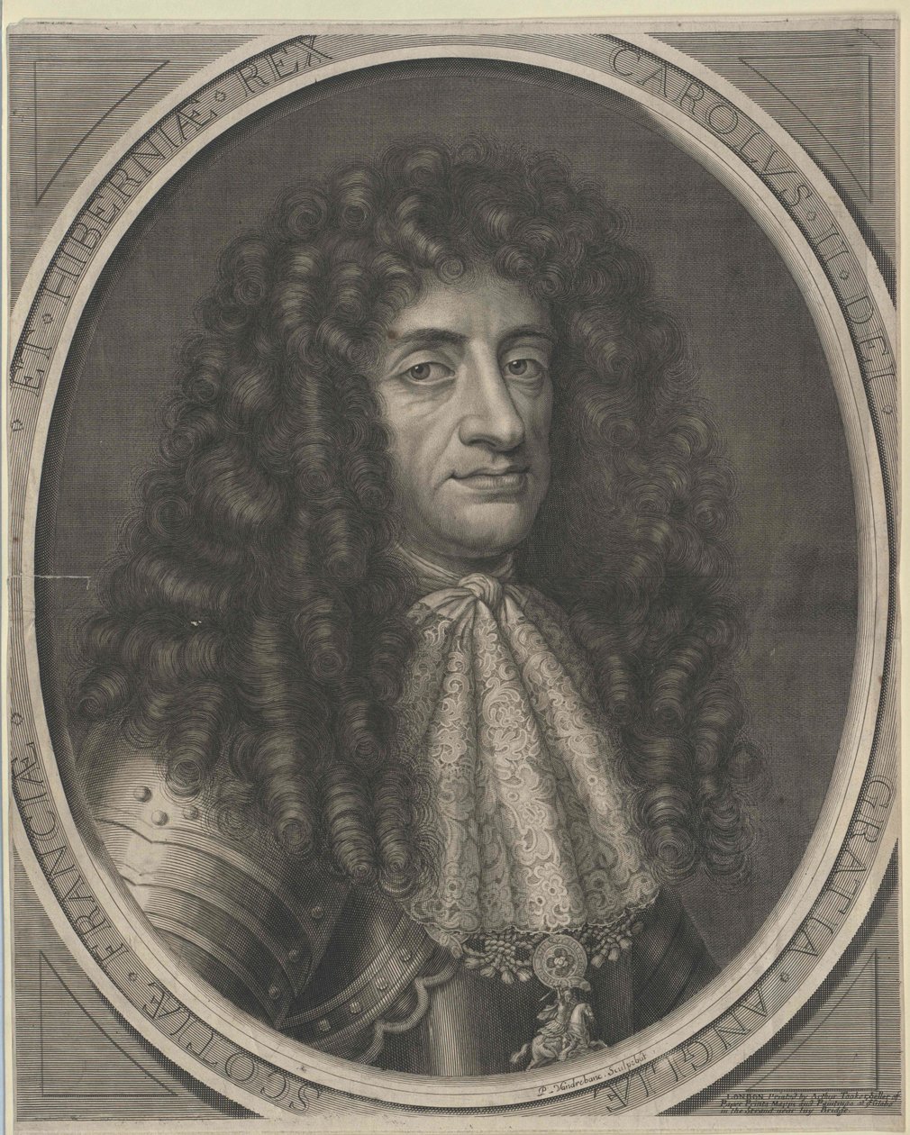 Kung av England Karl II av Artist Unknown