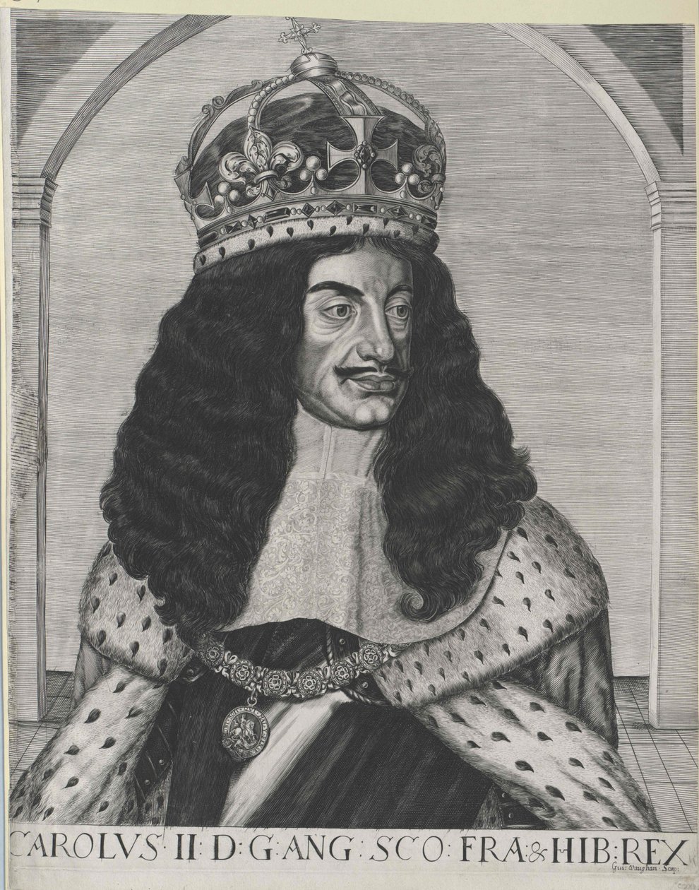 Kung av England Karl II av Artist Unknown