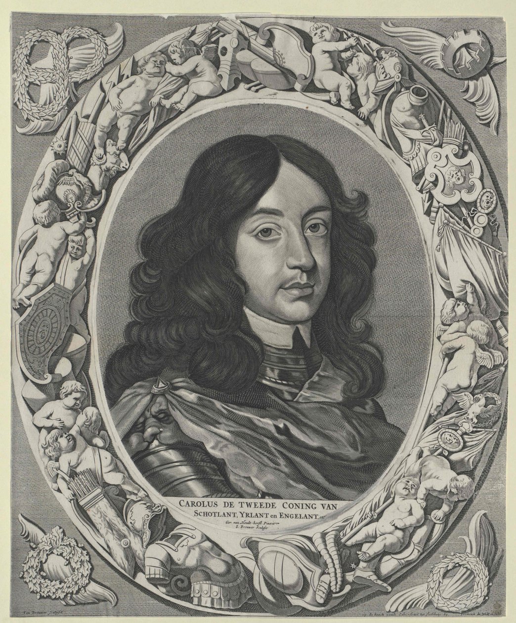 Kung av England Karl II av Artist Unknown