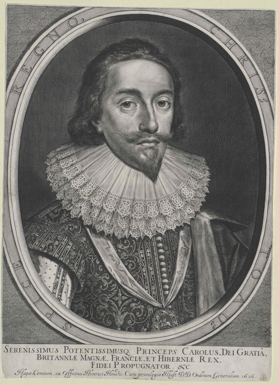Kung av England Karl I av Artist Unknown