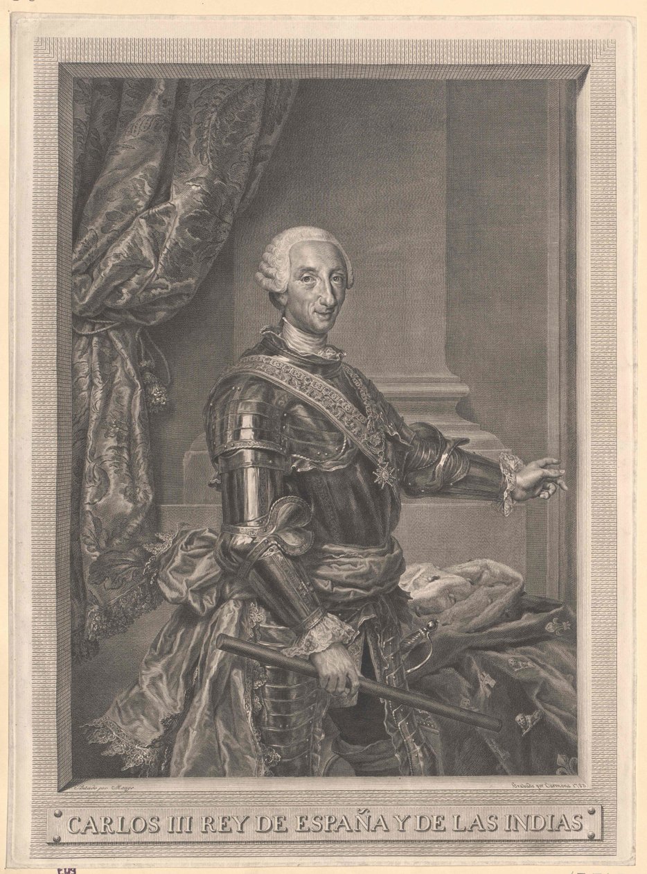 Kung av Spanien Karl III av Artist Unknown