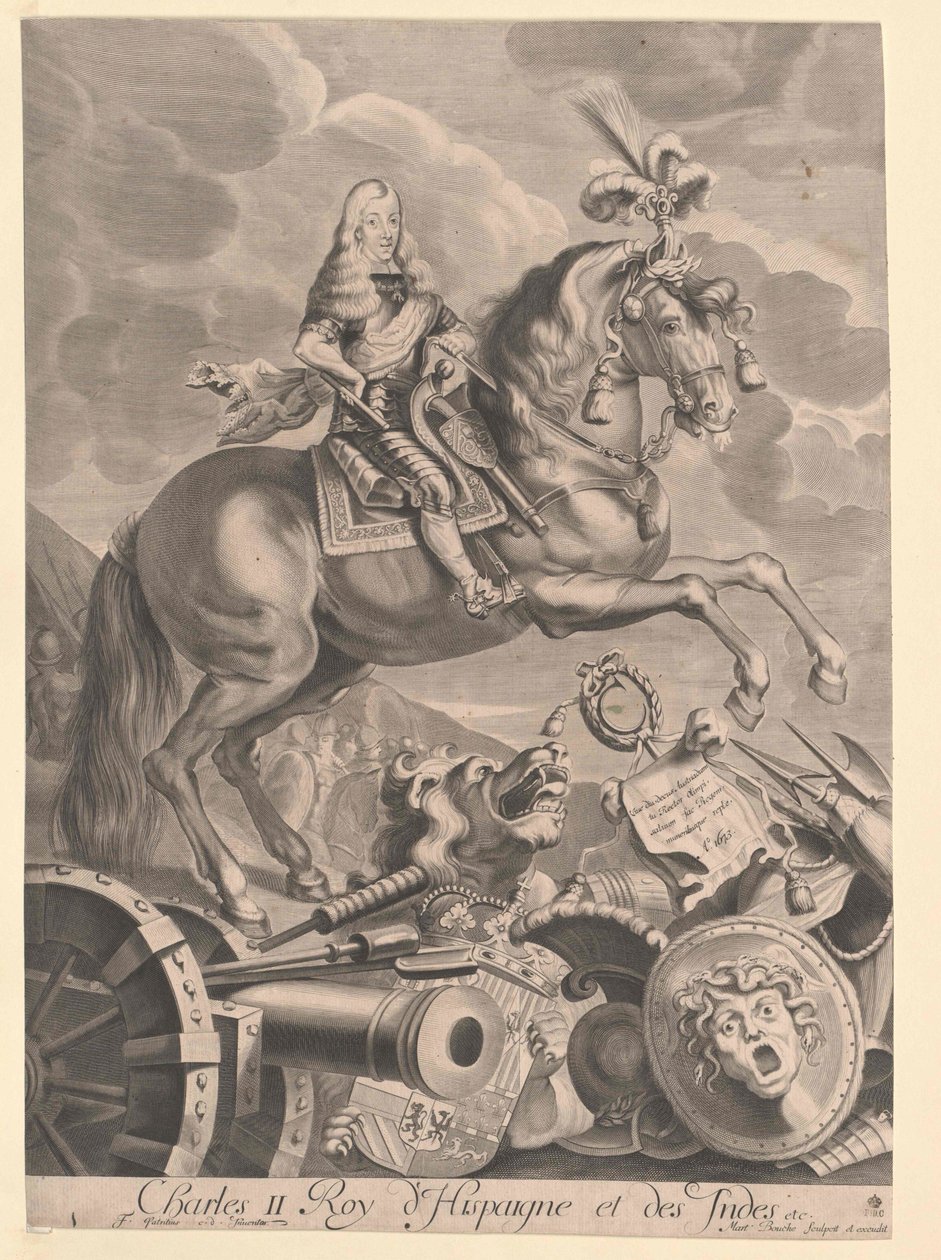 Kung av Spanien Karl II av Artist Unknown
