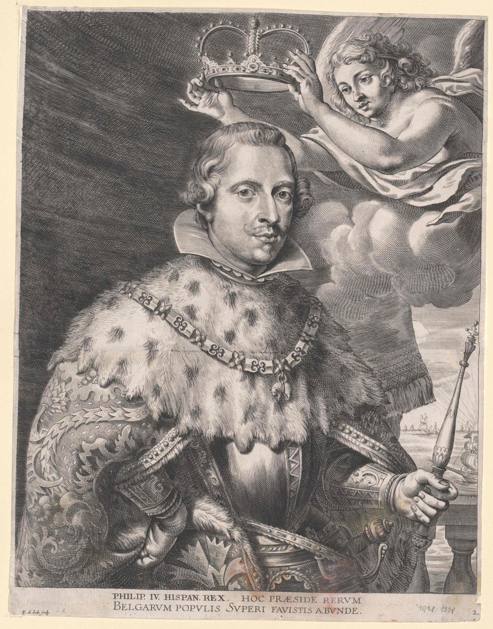 Kung av Spanien Filip IV av Artist Unknown