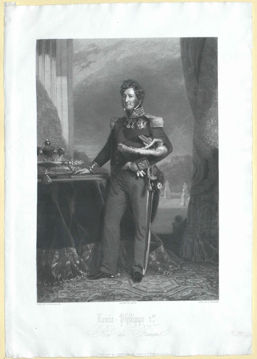 Kung av Frankrike Louis Philipp av Artist Unknown