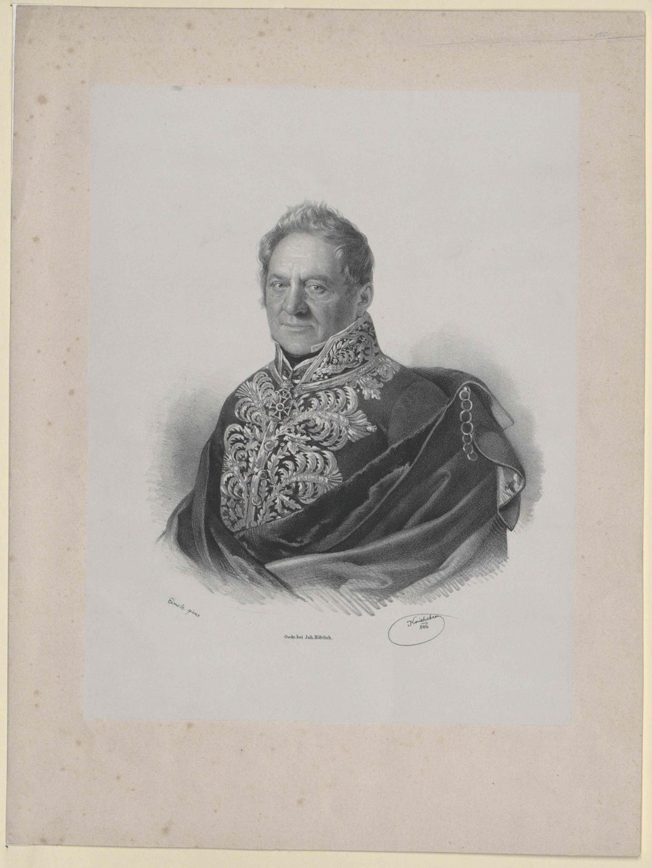 Klemens Graf Brandis (tryck) av Artist Unknown