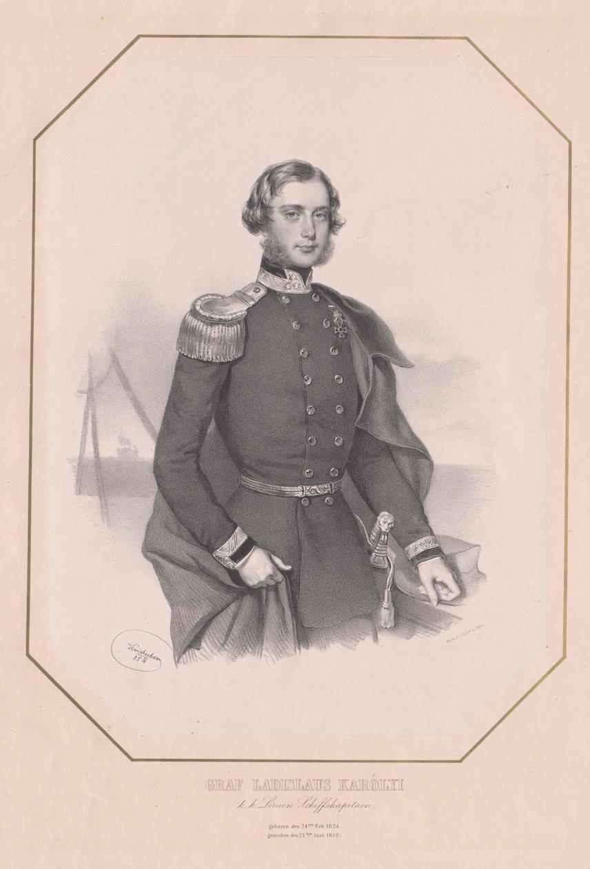 Ladislaus greve Karolyi av Nagy-Karoly av Artist Unknown