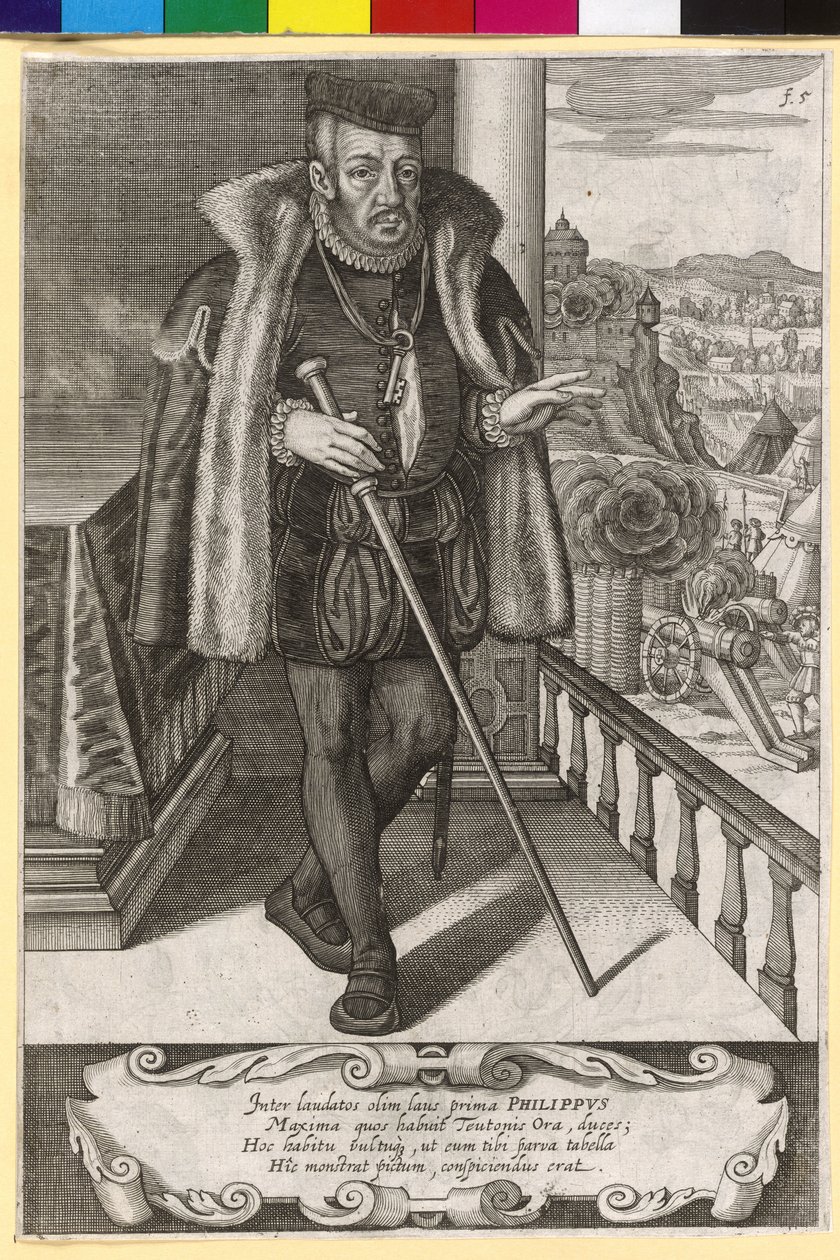 Landgreve av Hessen Philipp I den ädle av Artist Unknown