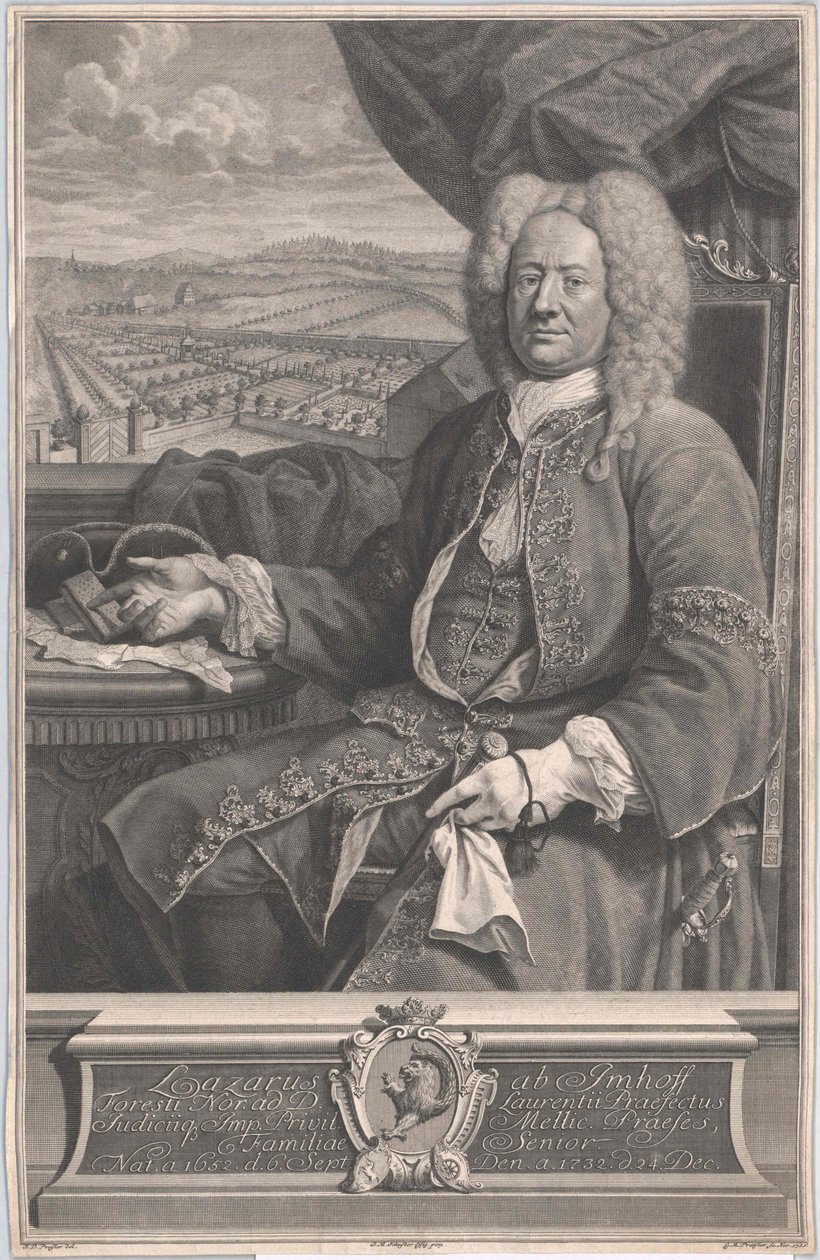 Lazarus von Imhoff av Artist Unknown