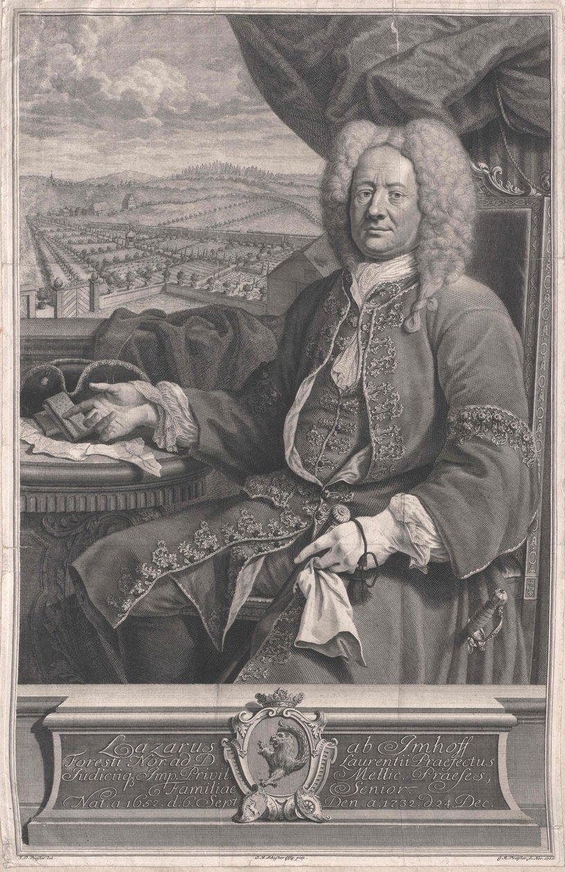 Lazarus von Imhoff av Artist Unknown