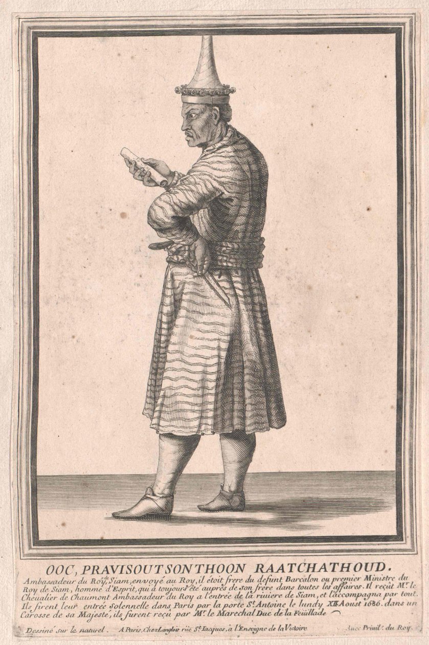 Levde cirka 1686 Även Pravissotsonthoon Raatchatud av Artist Unknown