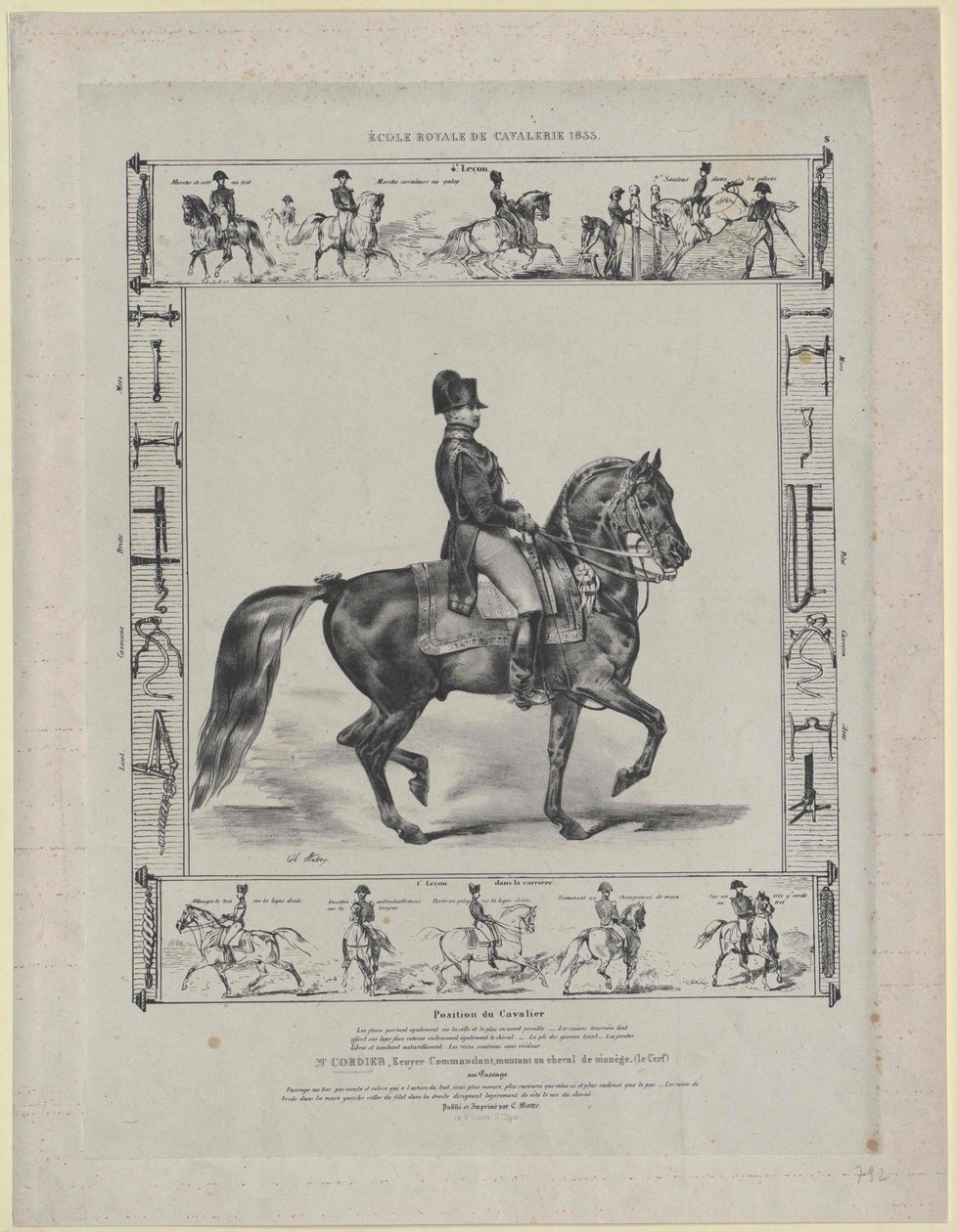 Bodde cirka 1833 Cordier av Artist Unknown