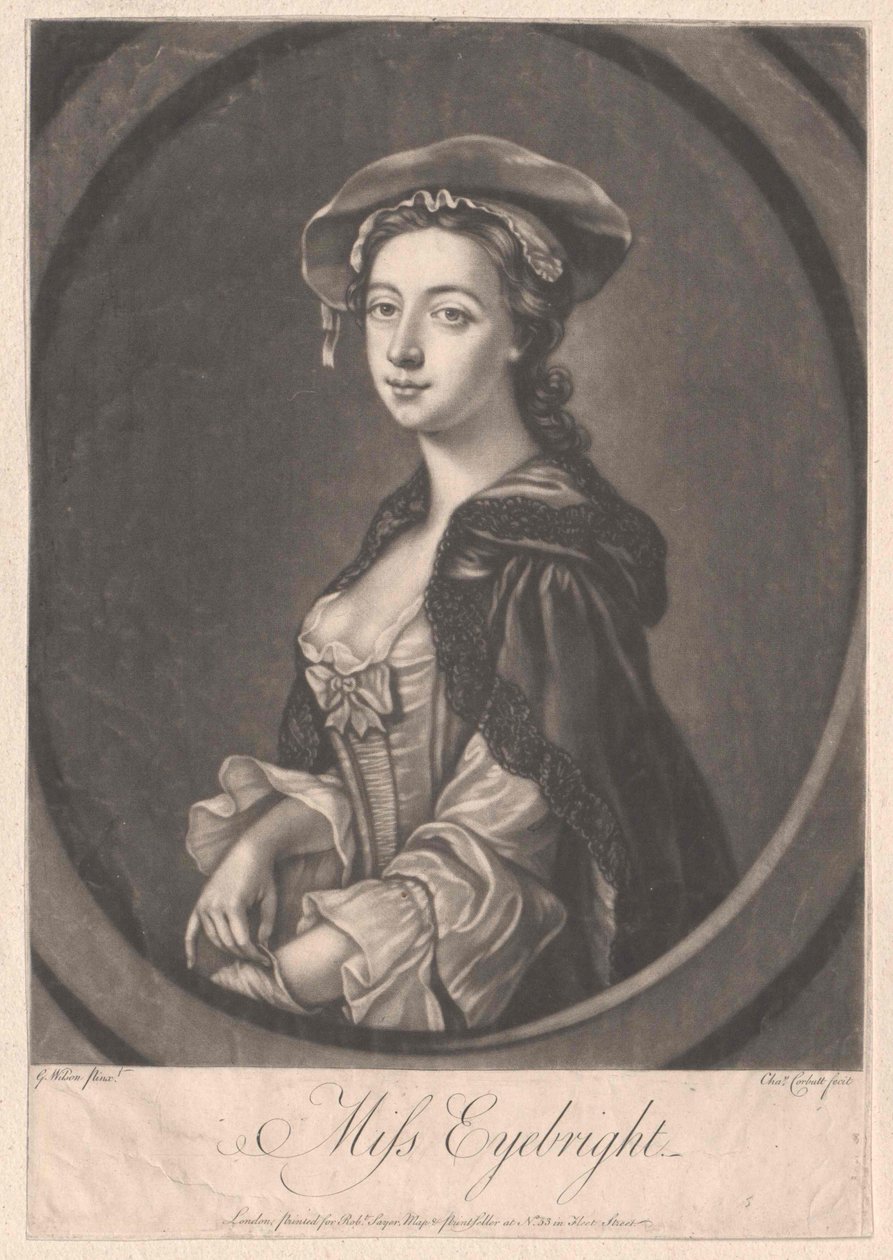Bodde på 1700-talet Eyebright av Artist Unknown
