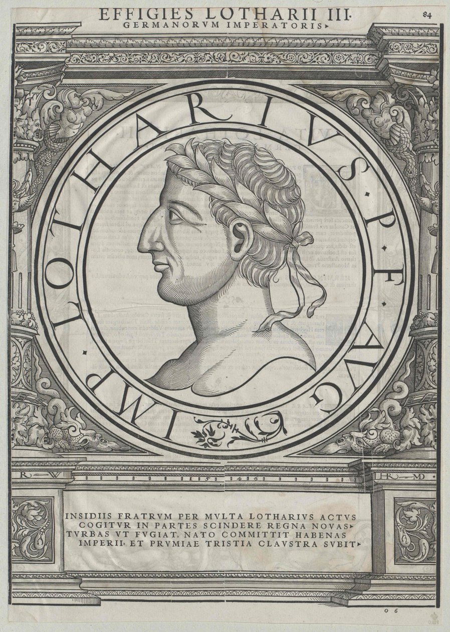 Lothar I av Artist Unknown