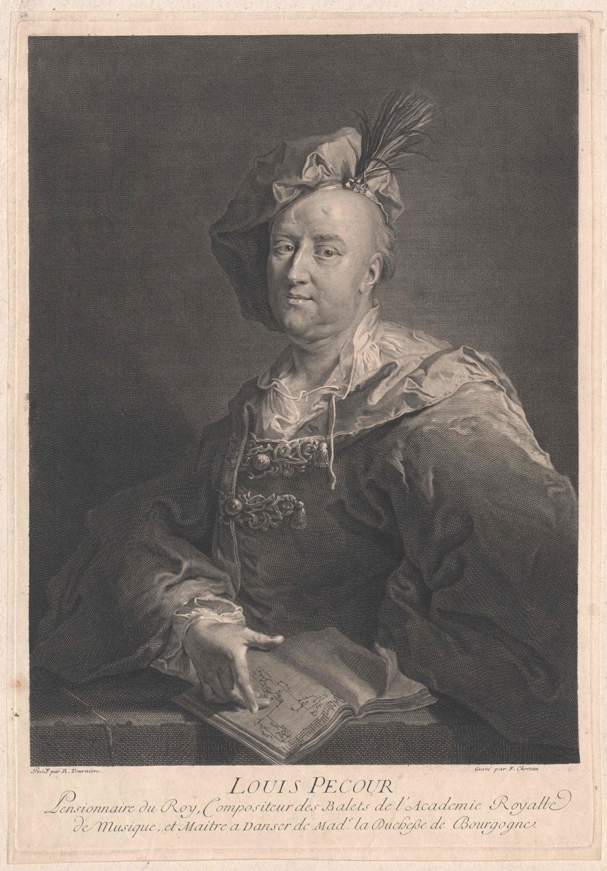 Louis Pecour av Artist Unknown