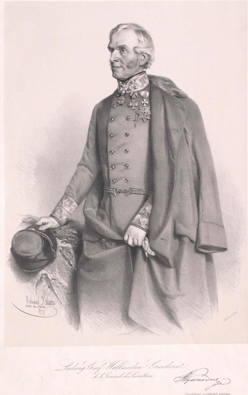 Louis greve Wallmoden-Gimborn av Artist Unknown