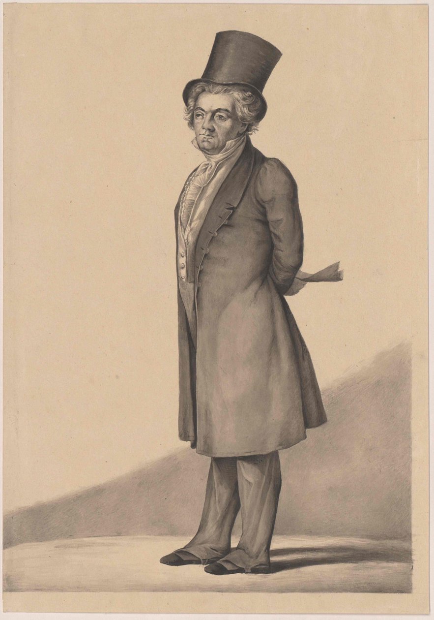 Ludwig van Beethoven av Artist Unknown