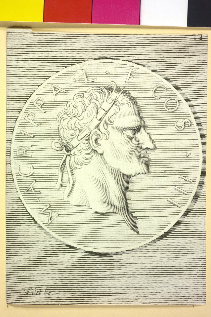 Marcus Vipsanius Agrippa av Artist Unknown