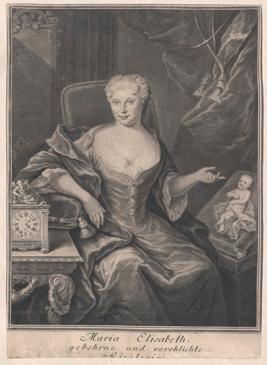 Maria Elisabeth Richter av Artist Unknown