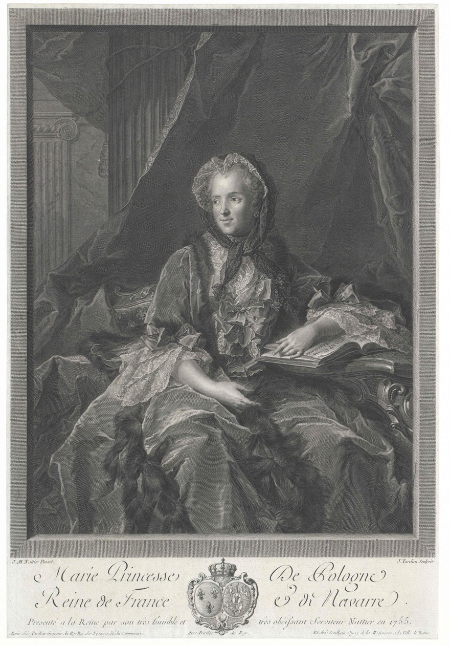 Maria Leszczynska av Artist Unknown