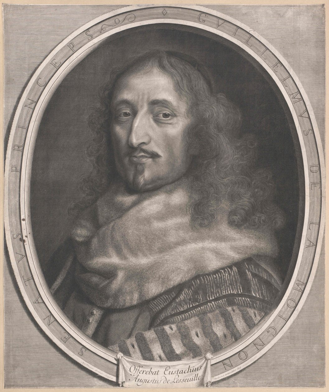 Markisinnan de Basville Lamoignon (tryck) av Artist Unknown