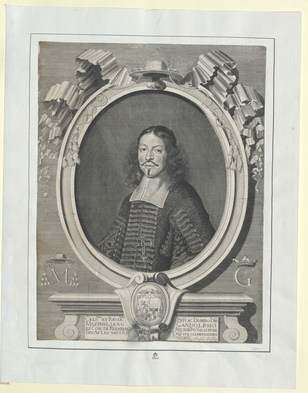 Max Gandolf greve Kueenburg av Artist Unknown