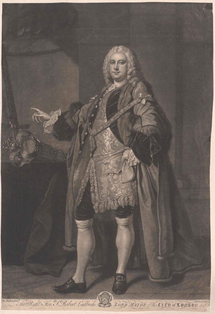Borgmästare i London Robert Ladbroke av Artist Unknown