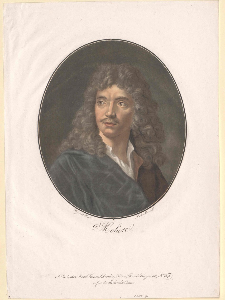 Moliere (tryck) av Artist Unknown
