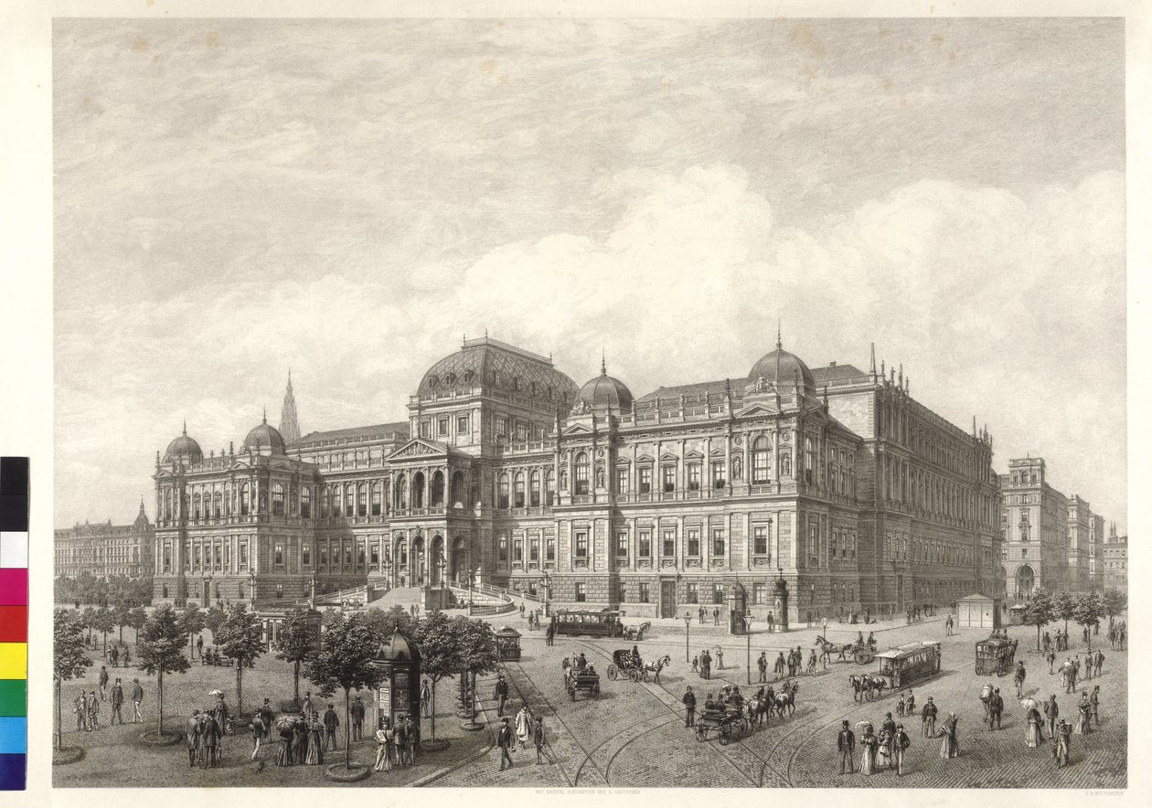 Nytt universitet i Wien av Artist Unknown