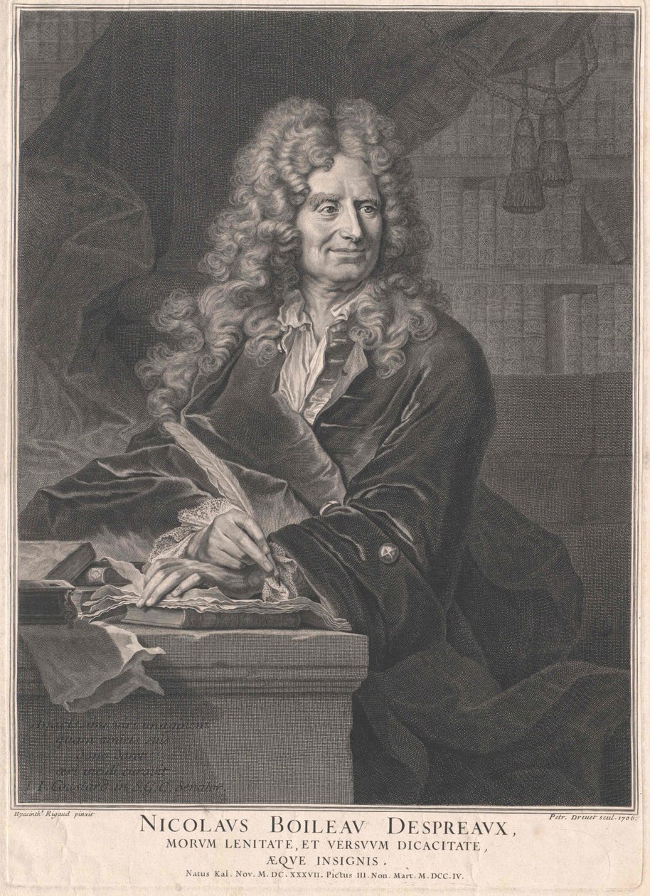 Nicolas Boileau-Despreaux av Artist Unknown