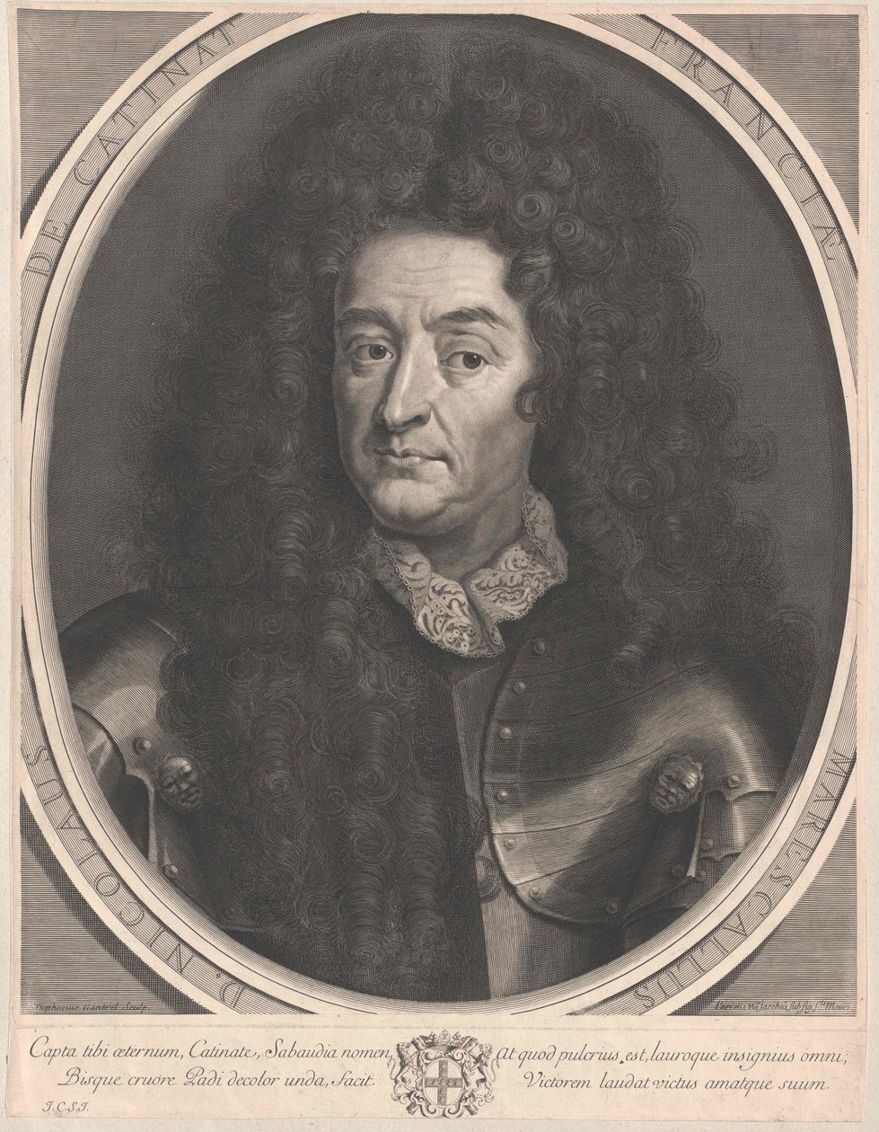 Nicolas de Catinat (tryck) av Artist Unknown