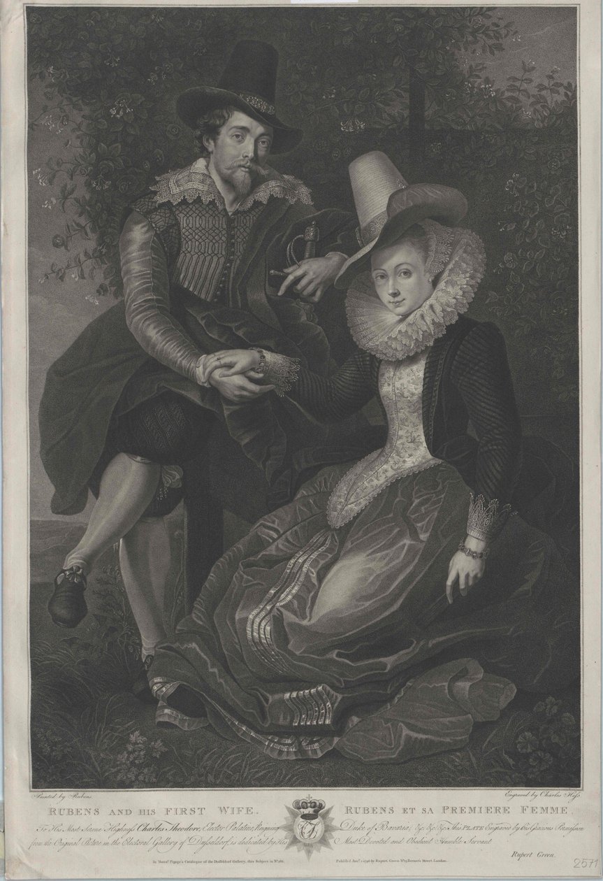Peter Paul Rubens av Artist Unknown