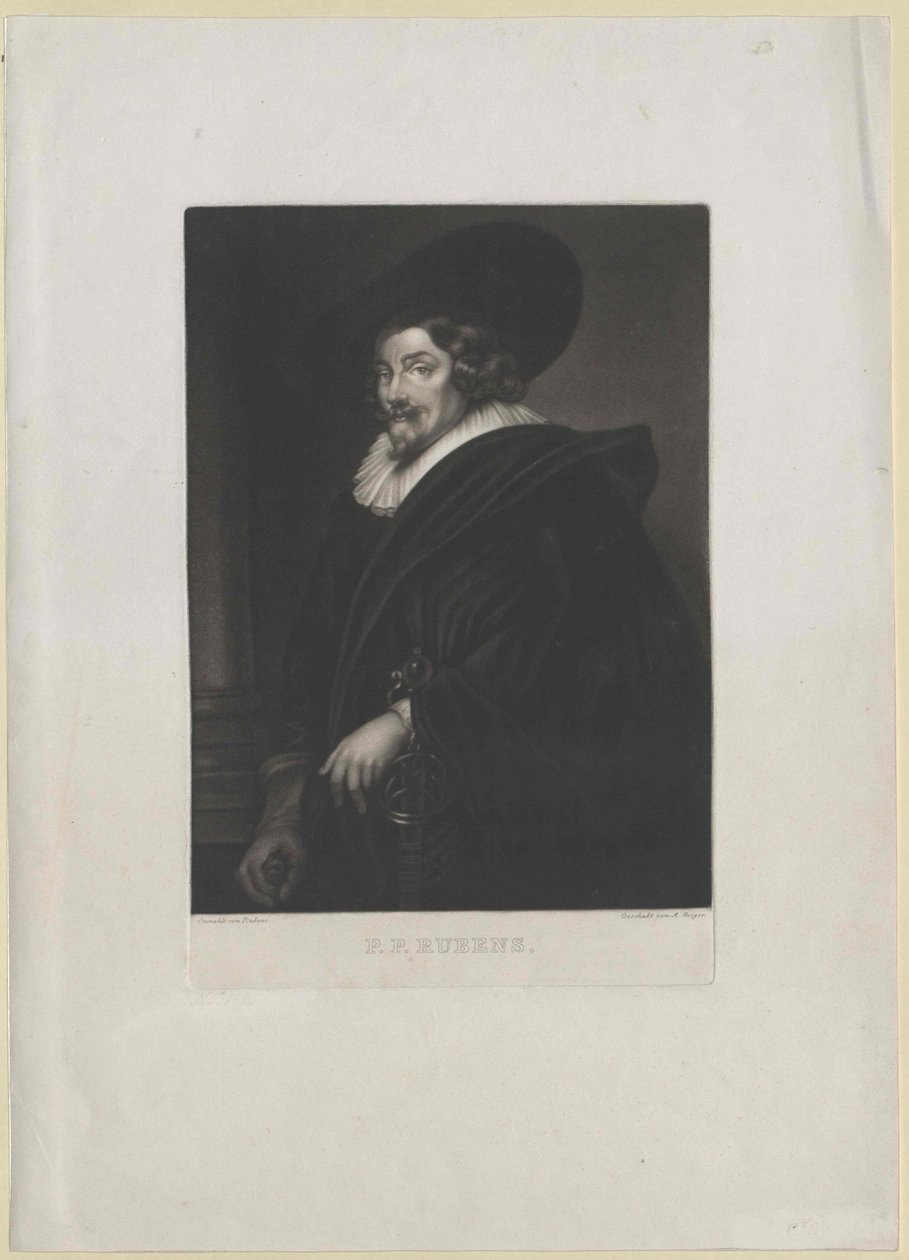 Peter Paul Rubens av Artist Unknown
