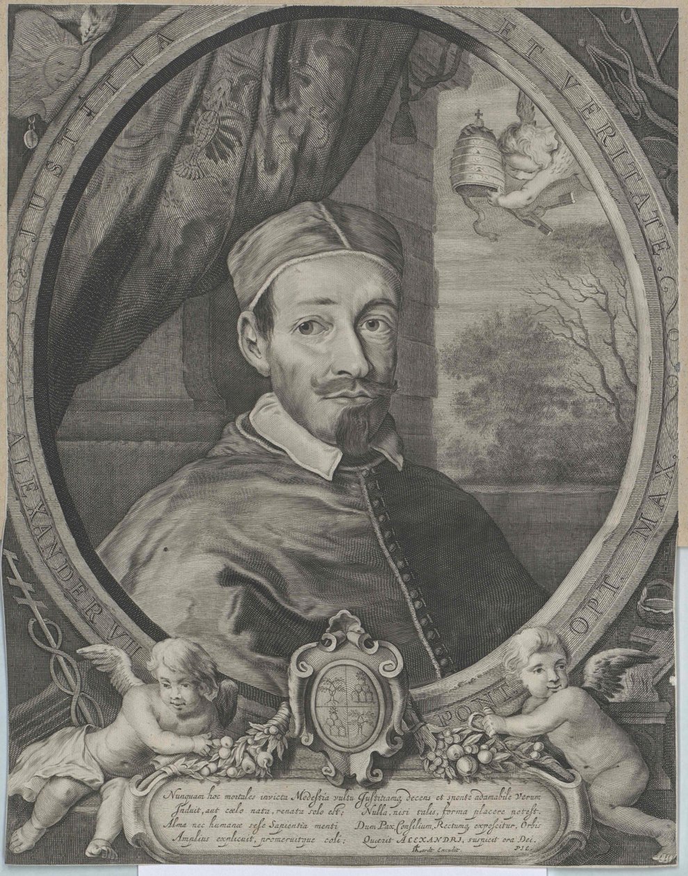 Påve Alexander VII av Artist Unknown