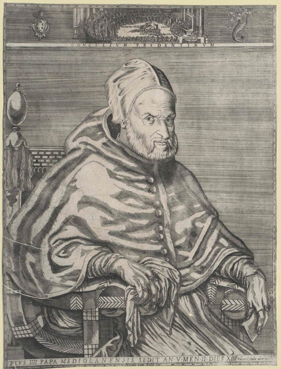 Påve Pius IV av Artist Unknown