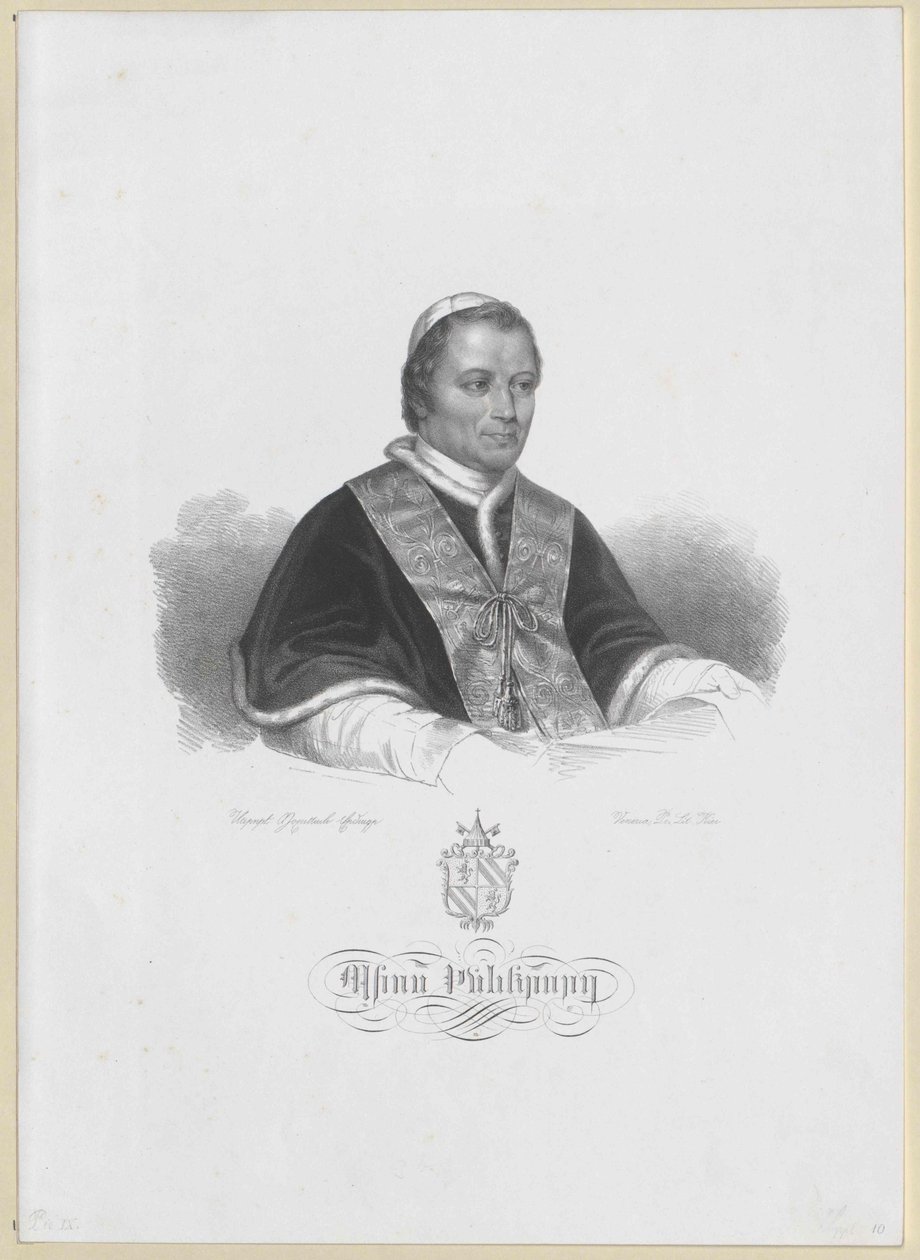 Påve Pius IX av Artist Unknown