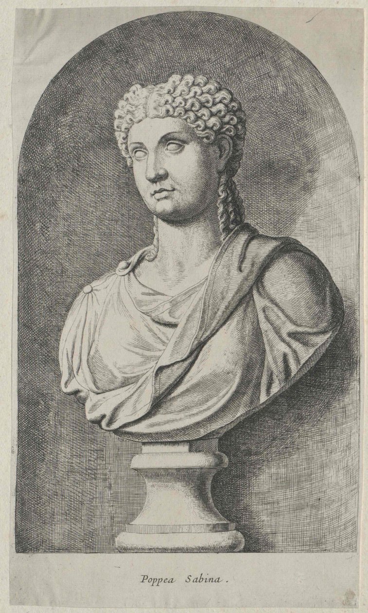 Poppaea Sabina (tryck) av Artist Unknown