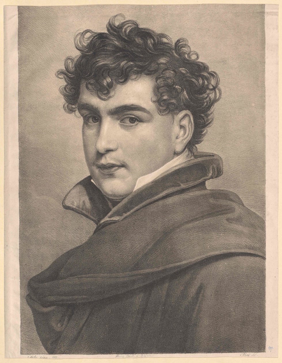 Prins av Bayern-Zweibrücken-Birkenfeld Karl (tryck) av Artist Unknown