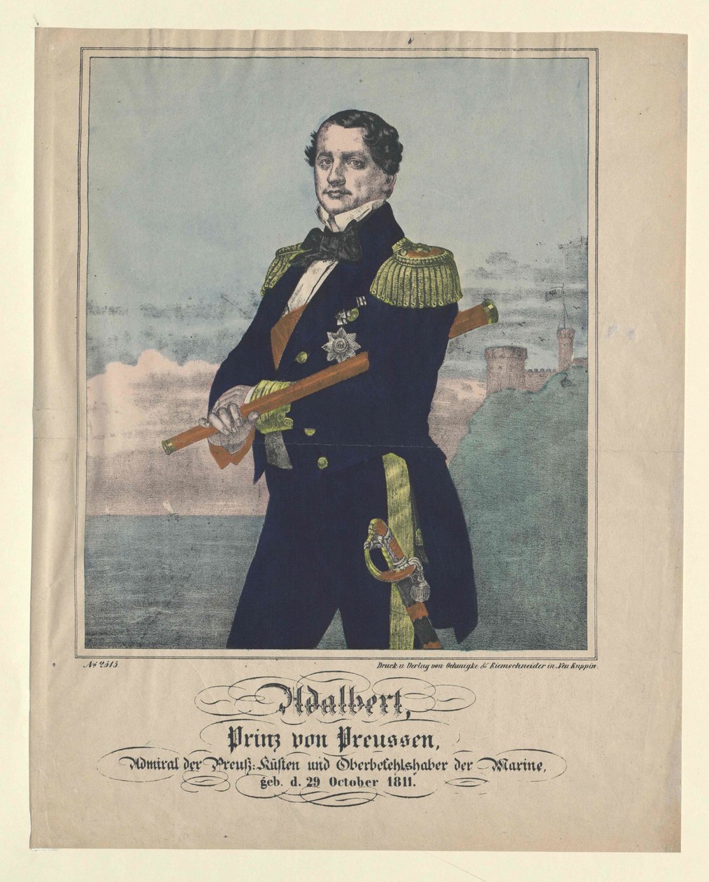 Prins av Preussen Adalbert av Artist Unknown