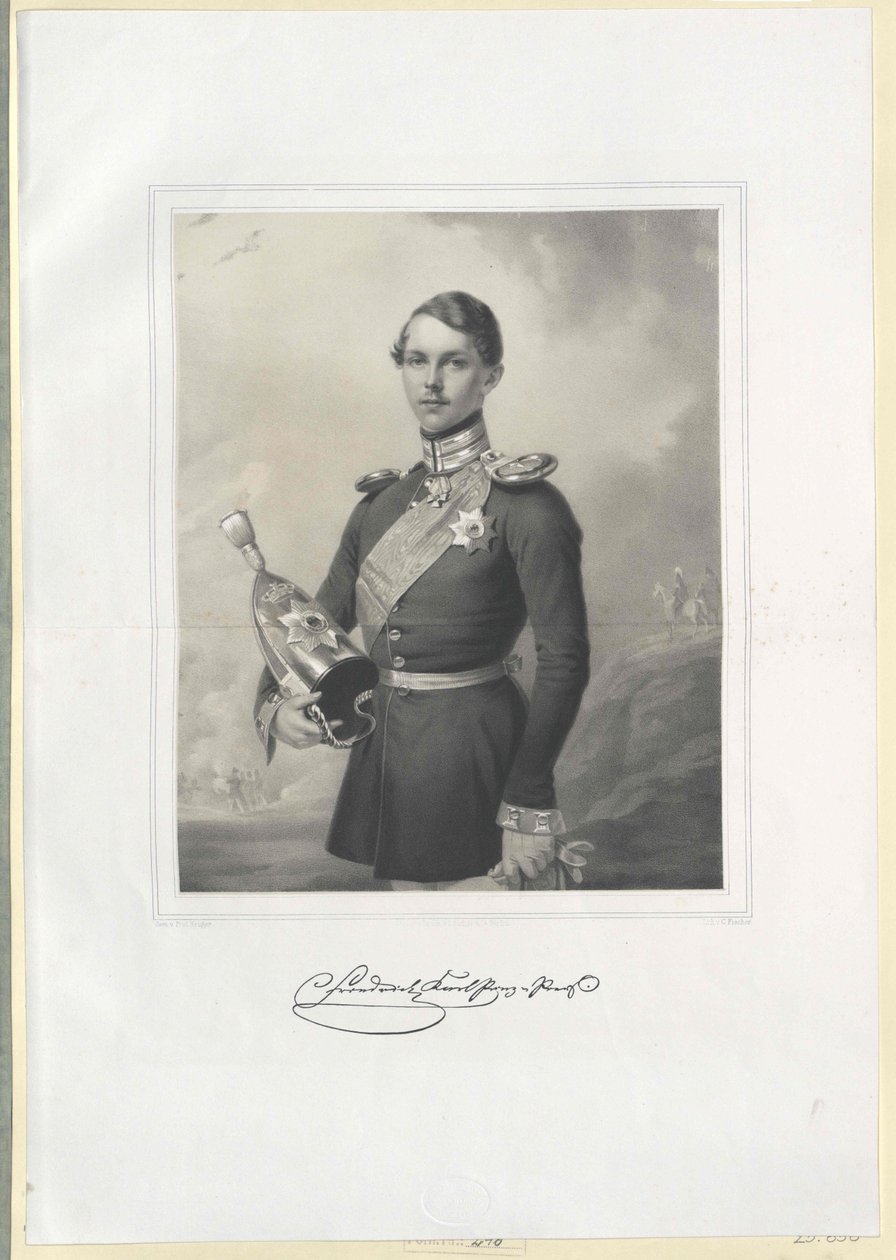 Prins av Preussen Karl av Artist Unknown