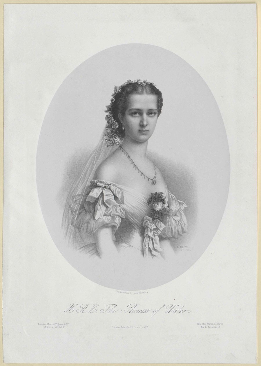 Prinsessan av Danmark Alexandra av Artist Unknown