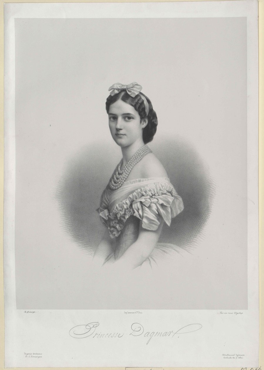 Prinsessan av Danmark Dagmar av Artist Unknown