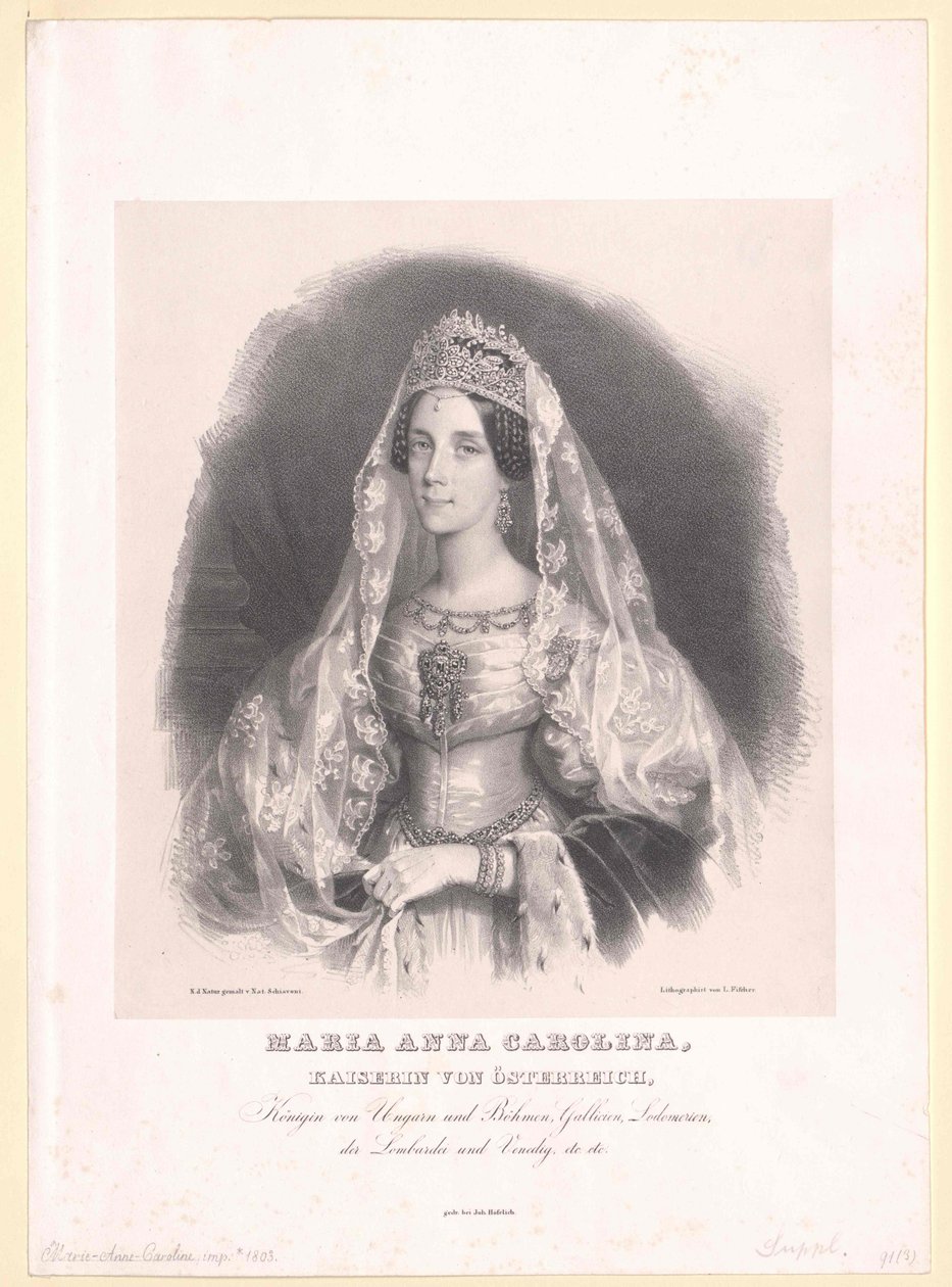 Prinsessan av Savoyen-Sardinien Maria Anna av Artist Unknown