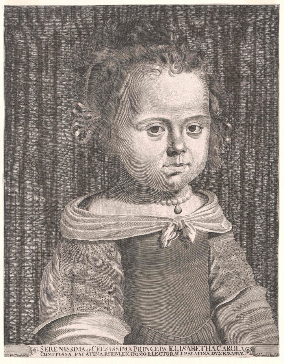 Slottets prinsessa Elisabeth Charlotte av Artist Unknown