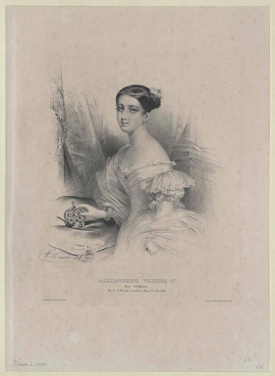 Drottning av Storbritannien Victoria av Artist Unknown