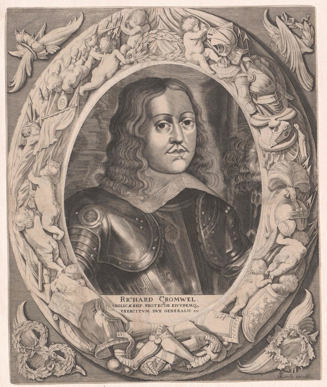 Richard Cromwell av Artist Unknown